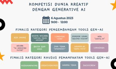 Final Pitching Kompetisi Dunia Kreatif dengan Generative AI