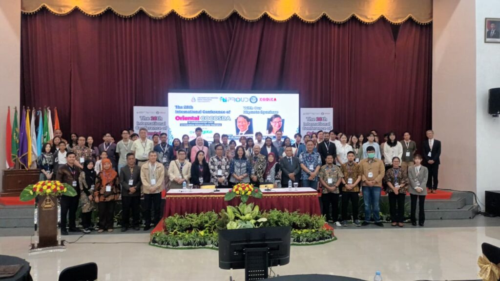 Hari Pertama The 28th International Conference of Oriental COCOSDA 2025 Resmi Dibuka di Yogyakarta