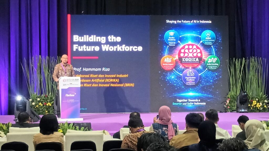 Ketua Umum KORIKA Sampaikan Keynote Speech pada DTI-CX 2026, Dorong Penguatan Talenta Pusat Data untuk Masa Depan AI Indonesia